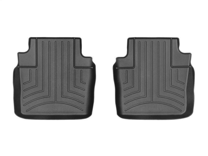 WeatherTech 2020+ Cadillac CT5 2nd Row (2-Piece Liner) Rear FloorLiner - Black
