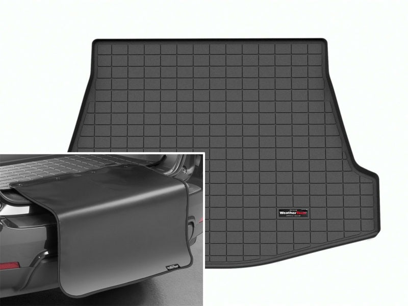 WeatherTech 23-24 Subaru Solterra/Toyota bZ4X Cargo Liner w/Bumper Protector - Black