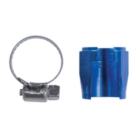 Russell Performance -8 AN Anodized Blue Tube Seal Hose End For 3/8in Fuel Hose