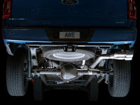AWE Tuning 0FG 21+ Ford F150 Dual Side Exit Cat-Back Exhaust- 4.5in Chrome Silver Tips