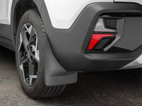 WeatherTech 21-26 Hyundai Seltos Rear Mudflaps - Black