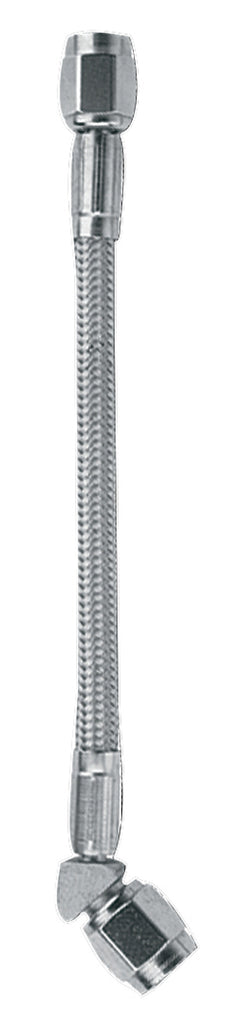 Fragola -3AN Clear Covered Assembly Straight x 45 Degree 12in