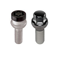 McGard 5 Lug Hex Install Kit w/Locks (Radius Seat Bolt) M14X1.5 / 17mm Hex / 27.5mm Shank L. - Black