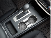 WeatherTech Car Coasters (2 Small x 3-1/8in. & 2 Large x 3-7/16in.) - 4pk - Black