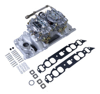 Edelbrock Dual Quad Kit Performer RPM Air Gap BBC Oval Port