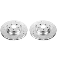 Power Stop 09-14 Mercedes-Benz CL550 Front Evolution Drilled & Slotted Rotors - Pair