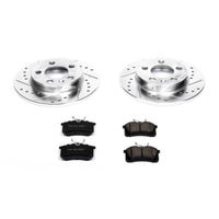 Power Stop 00-06 Audi TT Quattro Rear Z23 Evolution Sport Brake Kit