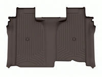 WeatherTech 2019+ Chevrolet Silverado 1500 CC w/1st Row Bucket & Rear Storg. Rear FloorLiner - Cocoa