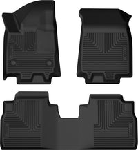 Husky Liners 24-25 Chevrolet Equinox EV WeatherBeater Front & 2nd Row Floor Liners - Black
