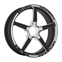Weld Alumastar Frontrunner 18x6 / 5x4.5 / 3.7 BS / 3.1 HB - Gloss Black Milled - Non-BL Wheel
