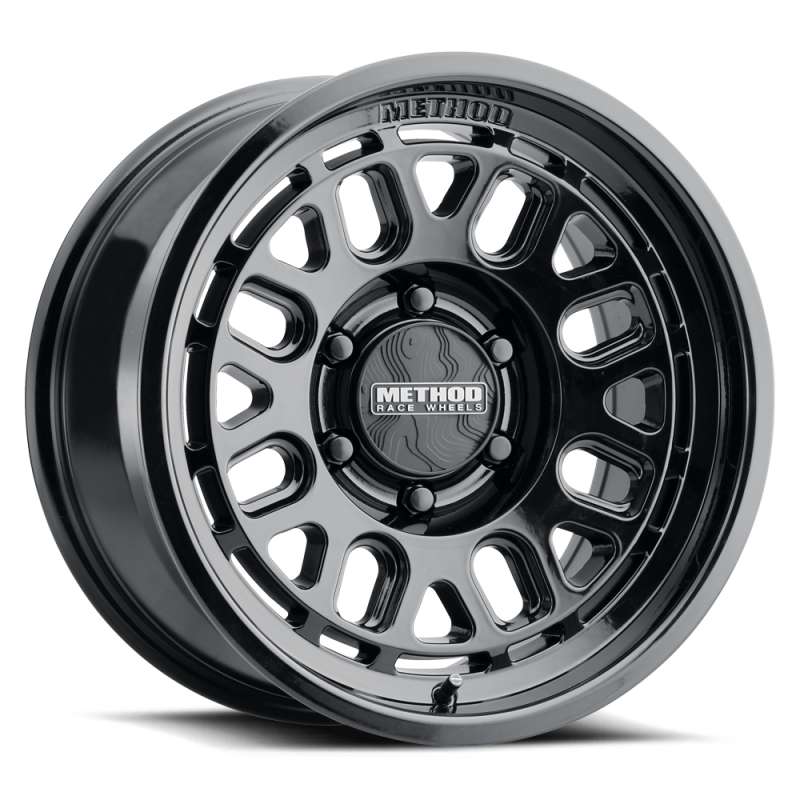 Method MR321 17x8.5 +25mm Offset 6x5.5 BP 106.25mm CB Gloss Black Wheel