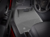 WeatherTech 2019+ Chevrolet Silverado 1500 Crew Cab Front Rubber Mats - Grey