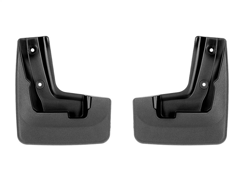 WeatherTech 18-23 Subaru Crosstrek No Drill Mudflaps Front Pair - Black