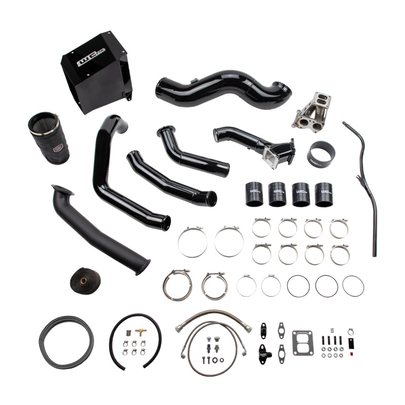 Wehrli 01-04 Duramax LB7 S400 Single Turbo Install Kit - Bronze Chrome