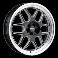 Weld Solana Drag 17x5 / 6x135 BP / ET-7 / 87.1mm Bore - Gloss Black MIL DIA Wheel