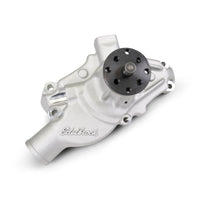 Edelbrock Water Pump for Small-Block Chevy in Satin Finish (Short)