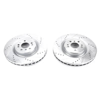 Power Stop 16-17 Mercedes-Benz GLE300d Front Evolution Drilled & Slotted Rotors - Pair