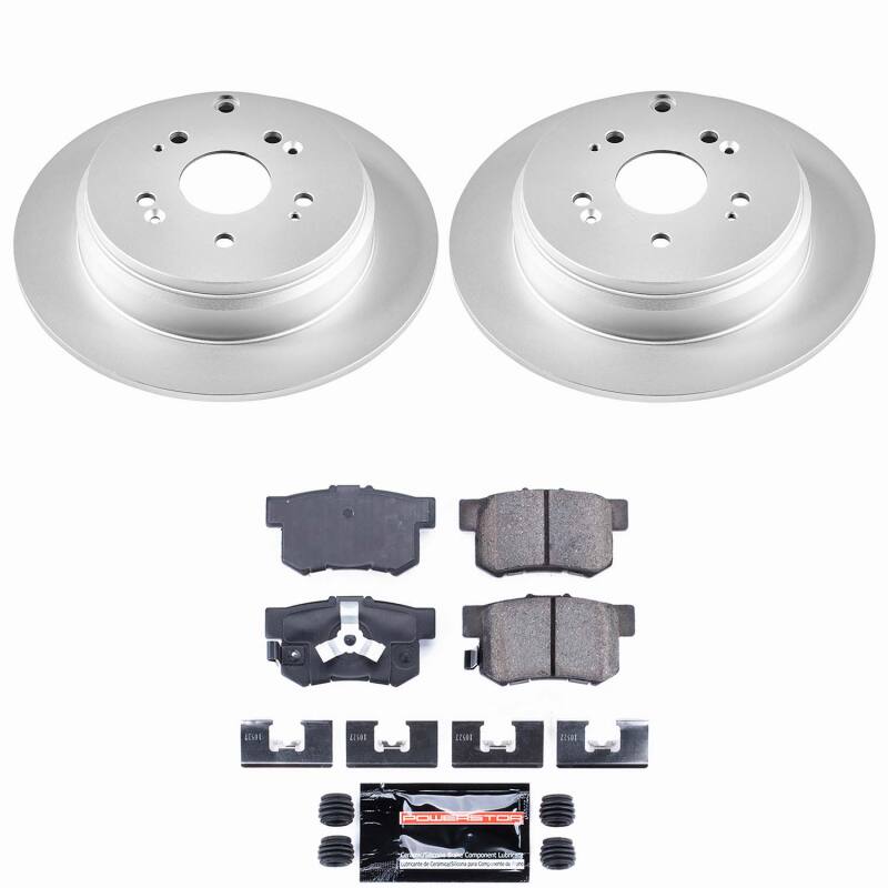 Power Stop 10-18 Acura RDX Rear Z23 Coated Brake Kit