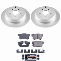 Power Stop 10-18 Acura RDX Rear Z23 Coated Brake Kit