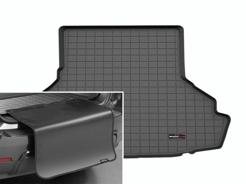 WeatherTech 2024 Ford Mustang Cargo Liner w/Bumper Protector - Black