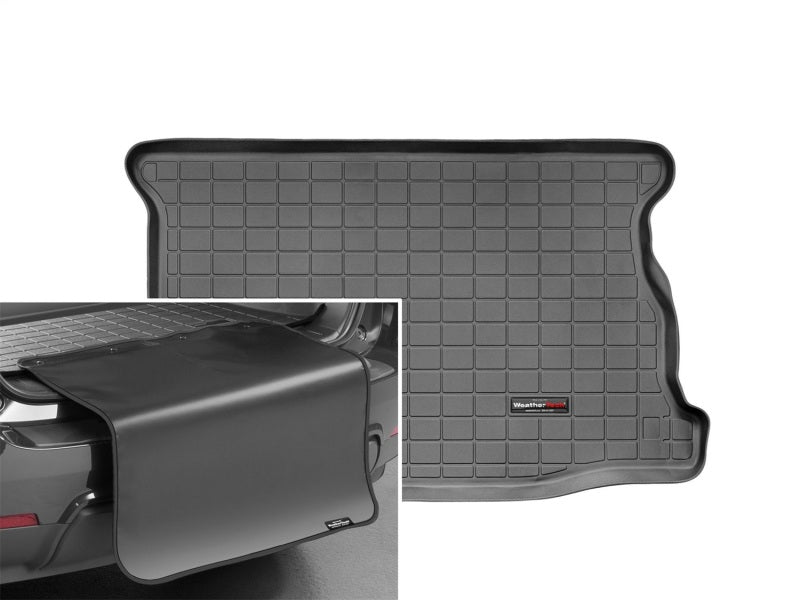 WeatherTech 07-08 Honda Fit Cargo Liner w/ Bumper Protector - Black