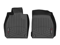 WeatherTech 16-17 Porsche 911 RA (911) w/Passenger Side Luggage Net Front FloorLiner - Black