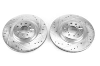 Power Stop 17-18 Honda Civic Front Evolution Drilled & Slotted Rotors - Pair