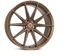 Vossen HFX-2 22x10.5 / 5x114.3 / ET32 / 70.6 / Deep - Satin Bronze Wheel