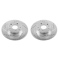 Power Stop 07-13 Suzuki SX4 Front Evolution Drilled & Slotted Rotors - Pair