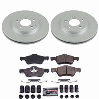 Power Stop 10-12 Ford Escape Front Z23 Coated Brake Kit