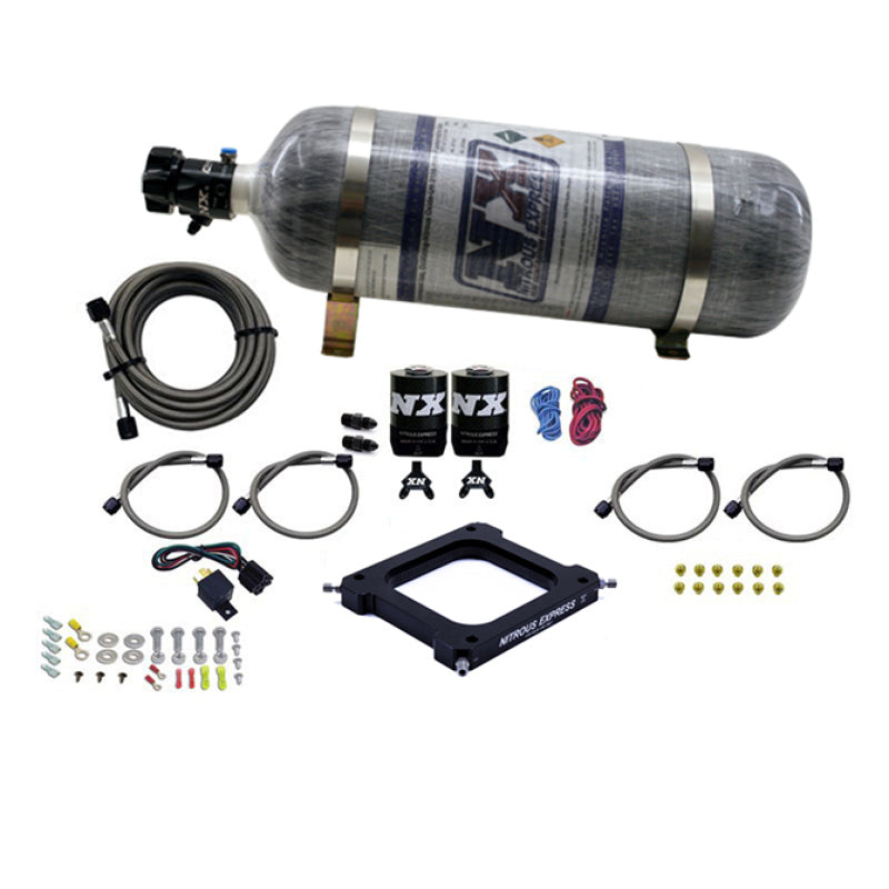Nitrous Express 4500 Assassin Plate System Pro Power Alcohol 100-500HP (12lb Bottle)
