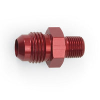 Russell Performance -6 AN MALE X 1/8in NPT MALE 45 DEG (Red)