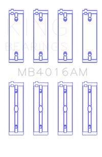 King Engine Bearings Mitsubishi 181CI 3.0L 6G72 V6 (Size +0.50) Main Bearing Set