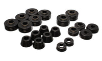 Energy Suspension Ford Bronco Body Mount Set - Black
