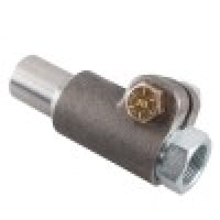 Synergy Weld-In Forged Double Adjuster Tube Adapter 1in-14 Left Hand Thread 1in ID Tube