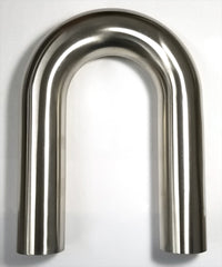 Stainless Bros 2.25in Diameter 1.5D / 3.375in CLR 180 Degree Bend 6in Leg / 6in Leg Mandrel Bend