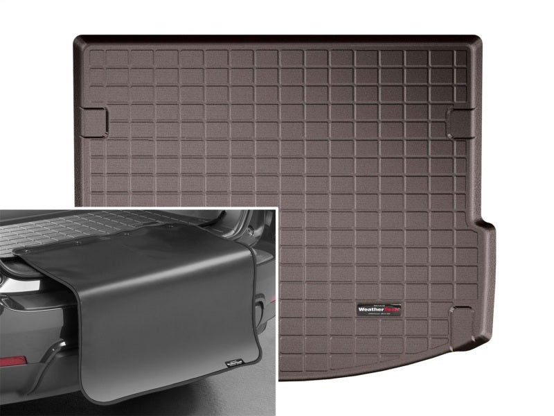 WeatherTech 15+ Land Rover Discovery Sport Cargo Liners With Bumper Protector-Cocoa(w/Factory Audio)