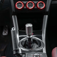 GrimmSpeed Swap-Top Weighted Piston Shift Knob - Stainless Steel