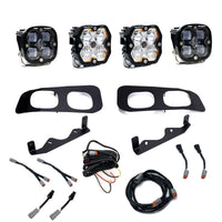 Baja Designs 23-25 Ford Super Duty Squadron Pro/SAE 2.0 Dual Fog Pocket Kit (SAE Fog) - Clear