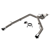QTP 2019-2024 Ram 1500 QTP Screamer Split Rear Exit Cat Back