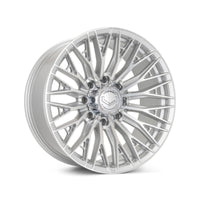 Vossen HFX-6 24x10 - 6x139.7 - ET25 - Deep Face - 106.1 - Silver Polished Wheel
