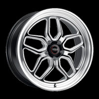Weld Racing 15x10 Laguna Drag 5x120 ET45 BS7.25 Gloss BLK MIL DIA 78.1