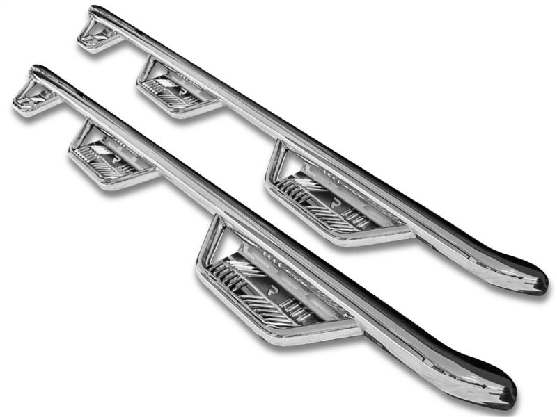 N-Fab Podium SS 10-18 Dodge Ram 2500/3500 Crew Cab 6.5ft Bed - Polished Stainless - Bed Access - 3in