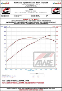 AWE Tuning 22-26 Hyundai Elantra N SwitchPath Cat-Back Exhaust - Diamond Black Tips