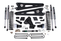 Zone Offroad 23-26 Ford F250/F350 4WD 7in Radius Arm Susp. Lift Kit 4.5in Rear - Adv. Series Shocks