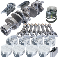 Eagle Chevy 350 1Pc 3.750in Crank 5.700in I-Beam Rods -10cc 4.000in Pistons Rotating Assembly