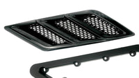 Roush 2015-2023 Roush Mustang Fender Vent Heat Extractors - Gloss Black
