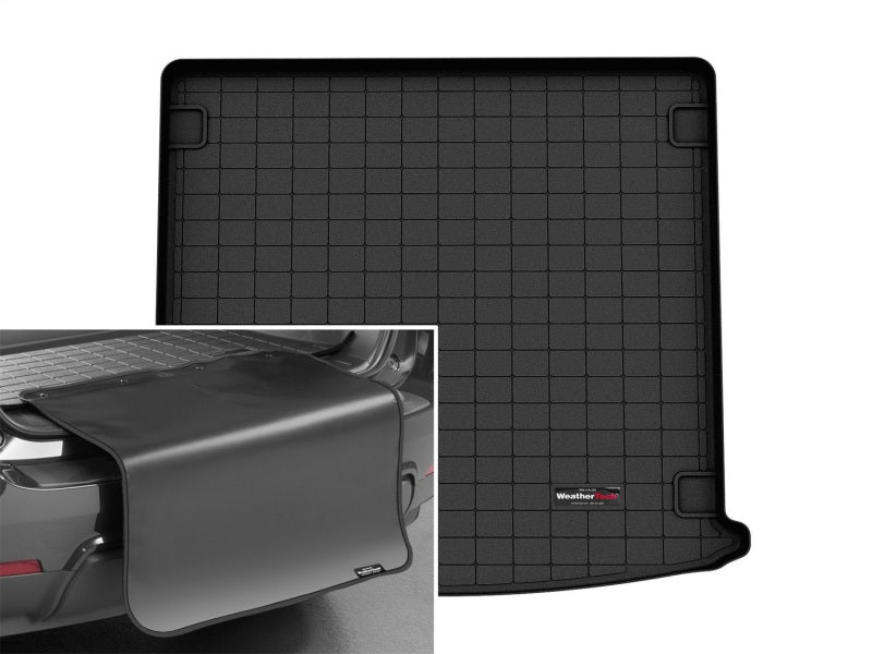 WeatherTech 2021+ Jaguar F-Pace Cargo Liner w/Bumper Protector - Black (Behind 2nd Row Seating)