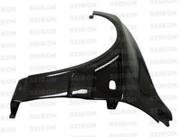 Seibon 03-07 Mitsubishi Evo 8 & IX 10mm Wider Carbon Fiber Fenders