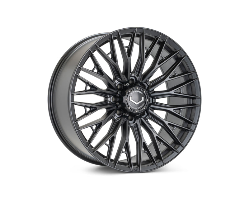 Vossen HFX-6 24x12 / 8x180 / ET44 / 124.3 / Ultra Deep - Satin Black Wheel